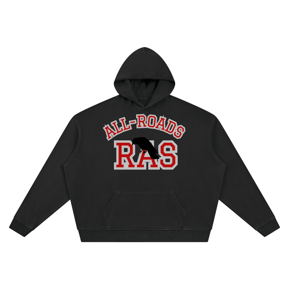 Unisex Vintage Wash Boxy Hoodie